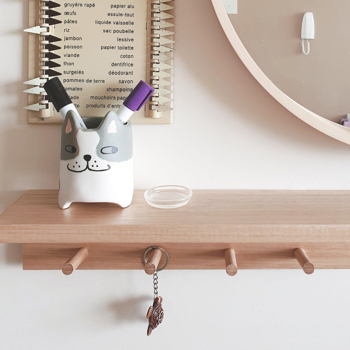 Tasmanian Oak Hallway Shelf