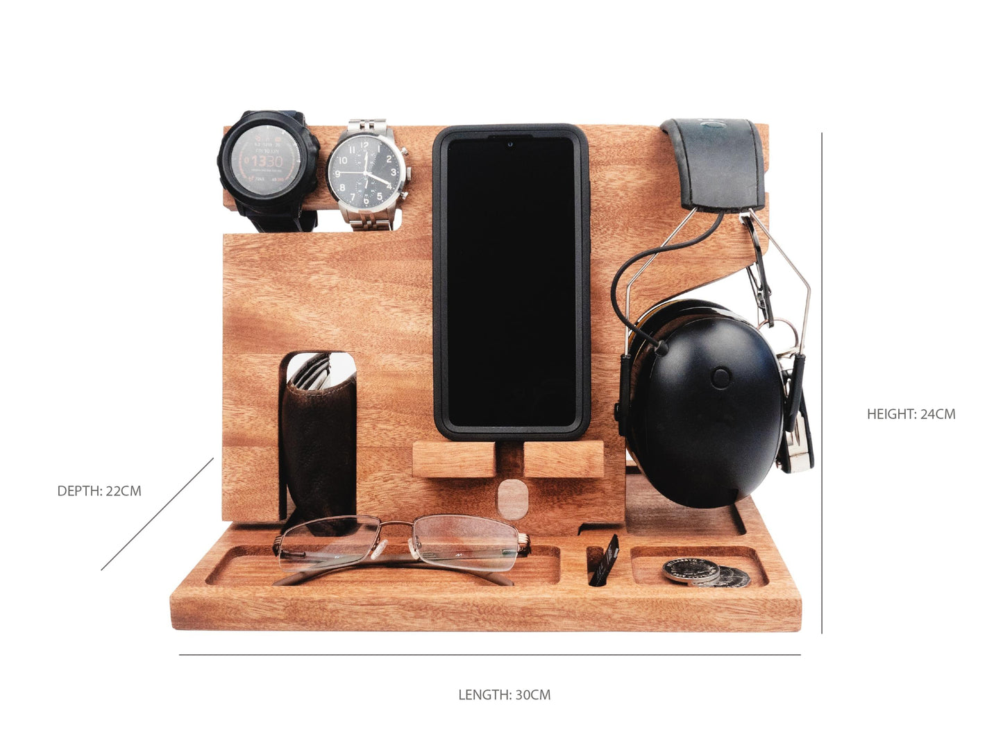 Docking Station with headphone holder