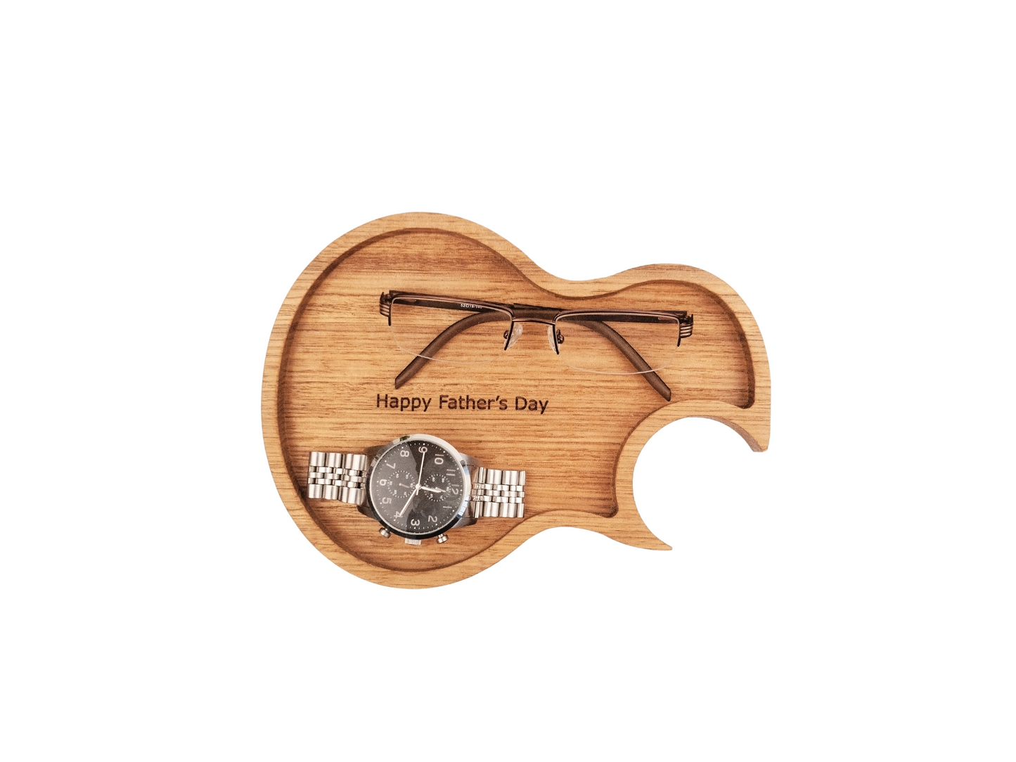 Guitar Catchall Tray (Oak)