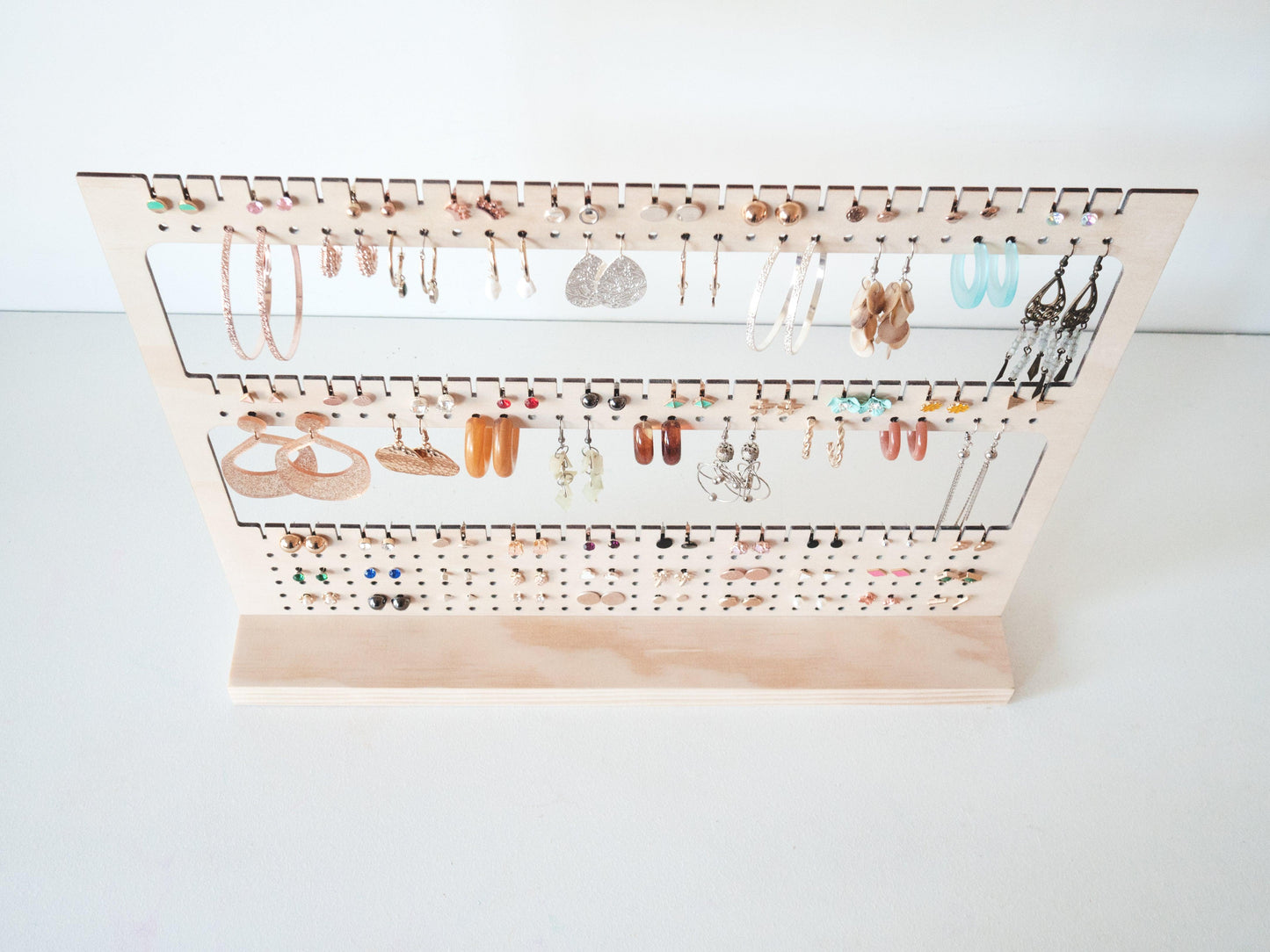 Earring Display Stand (All-In-One) - Woodyoubuy