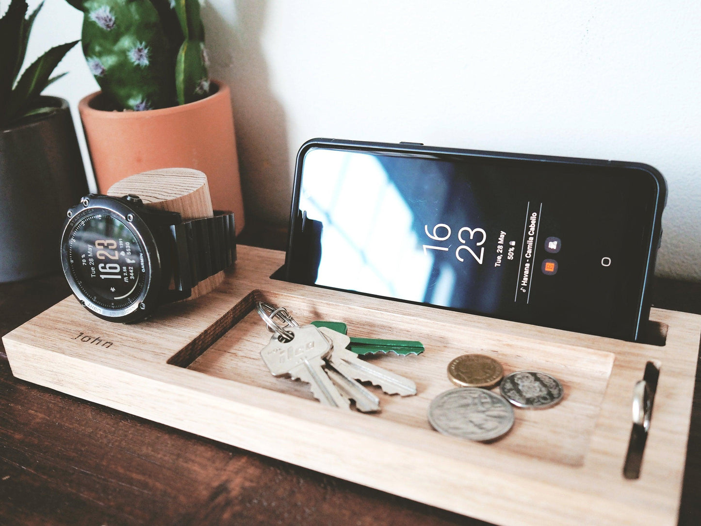 Small Nightstand Organiser - Woodyoubuy