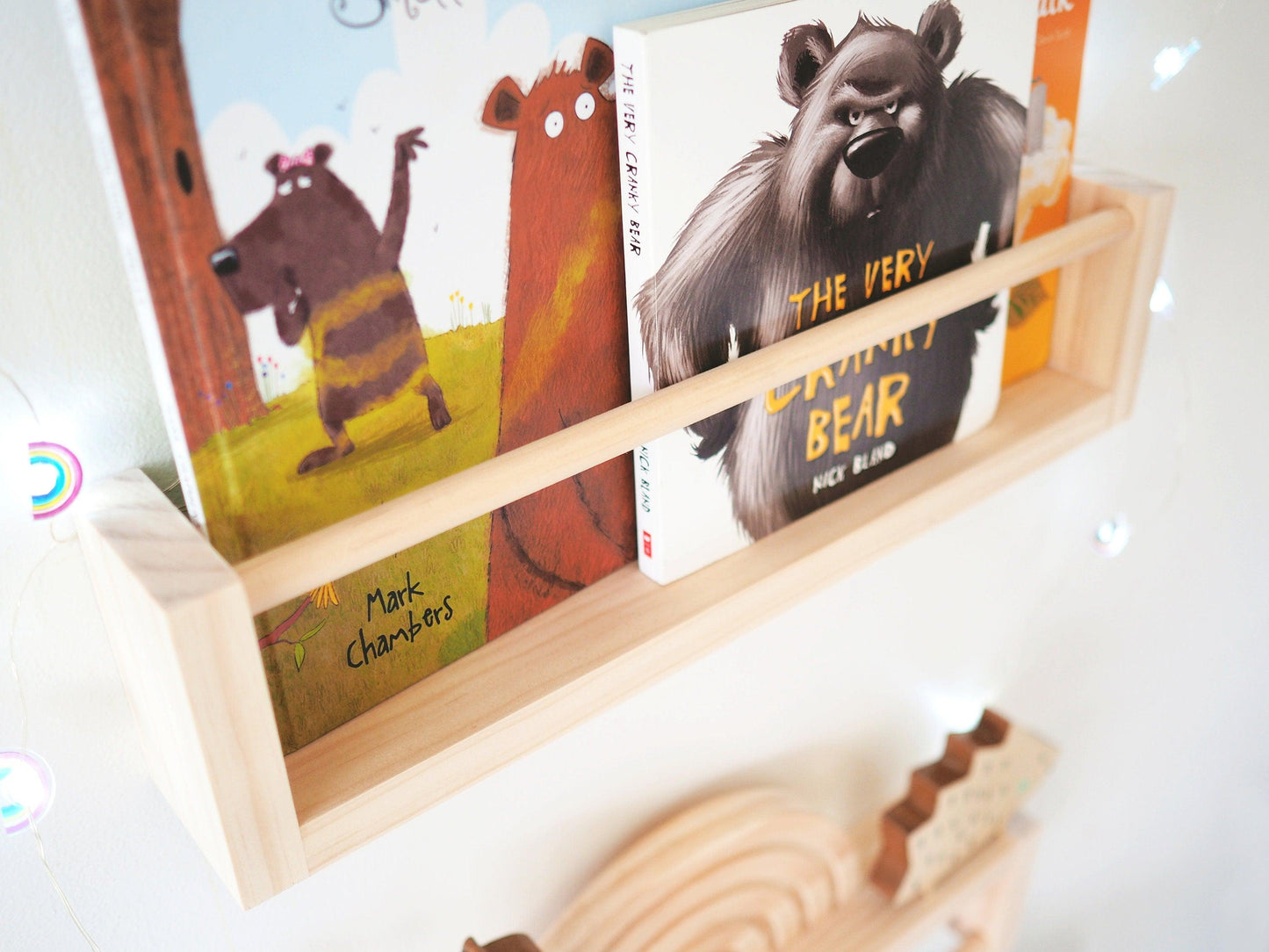 Kids bookshelf and clothes rack set - Woodyoubuy