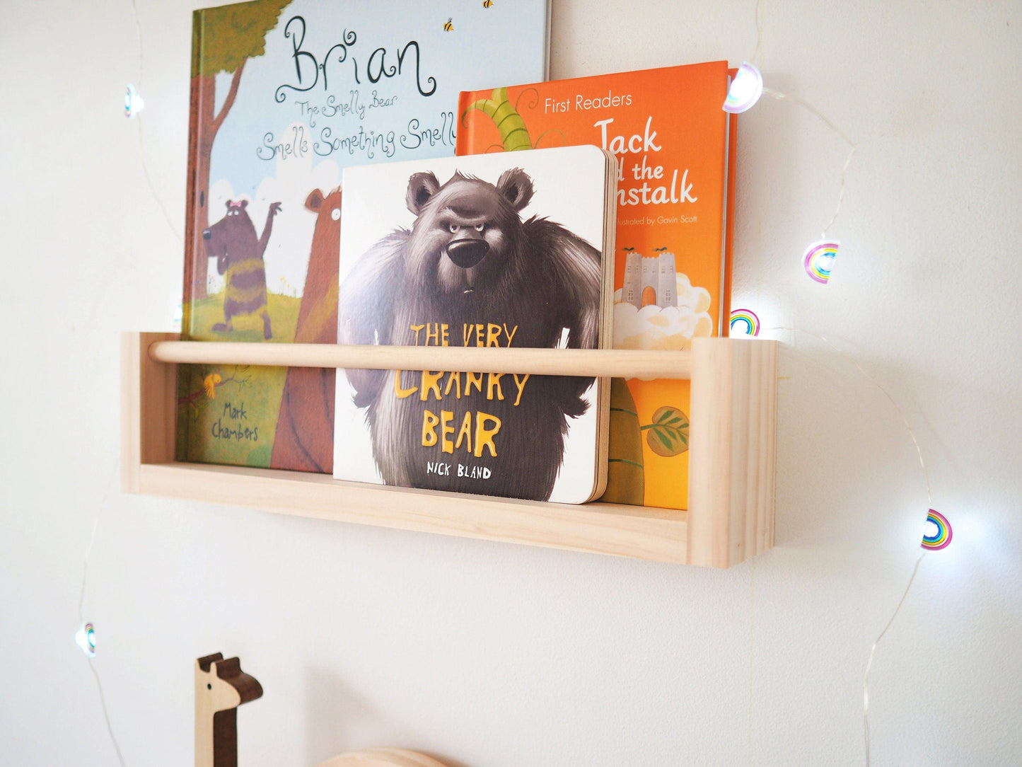 Kids bookshelf and clothes rack set - Woodyoubuy