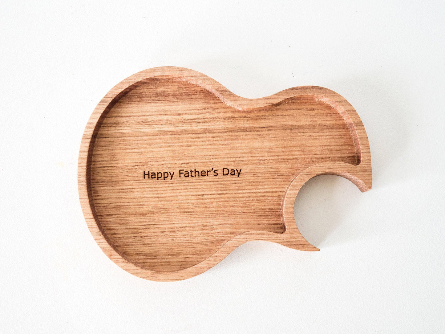 Guitar Catchall Tray (Oak) - Woodyoubuy