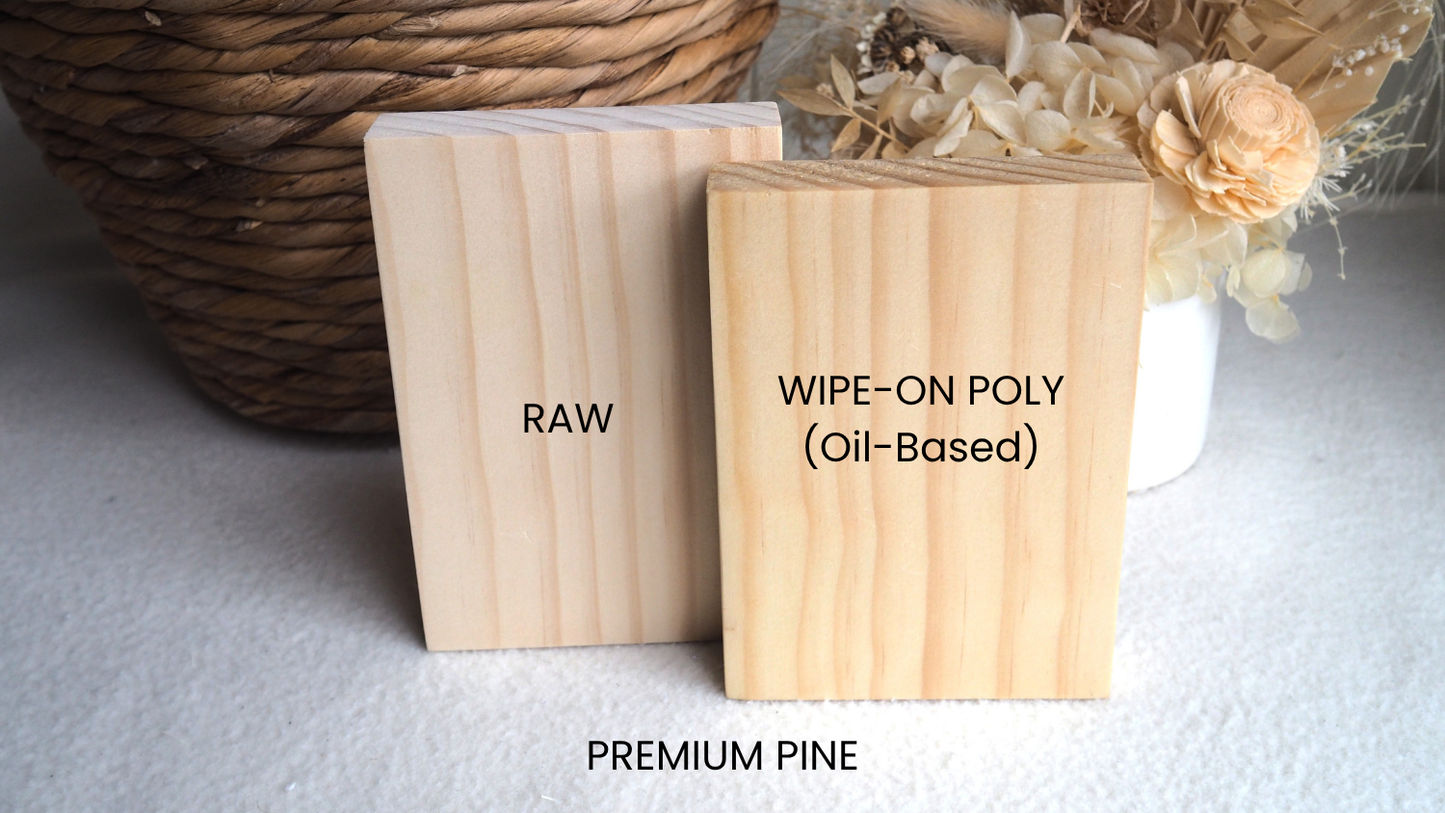 Kids Peg Rail (Pine) Natural Wood Colour