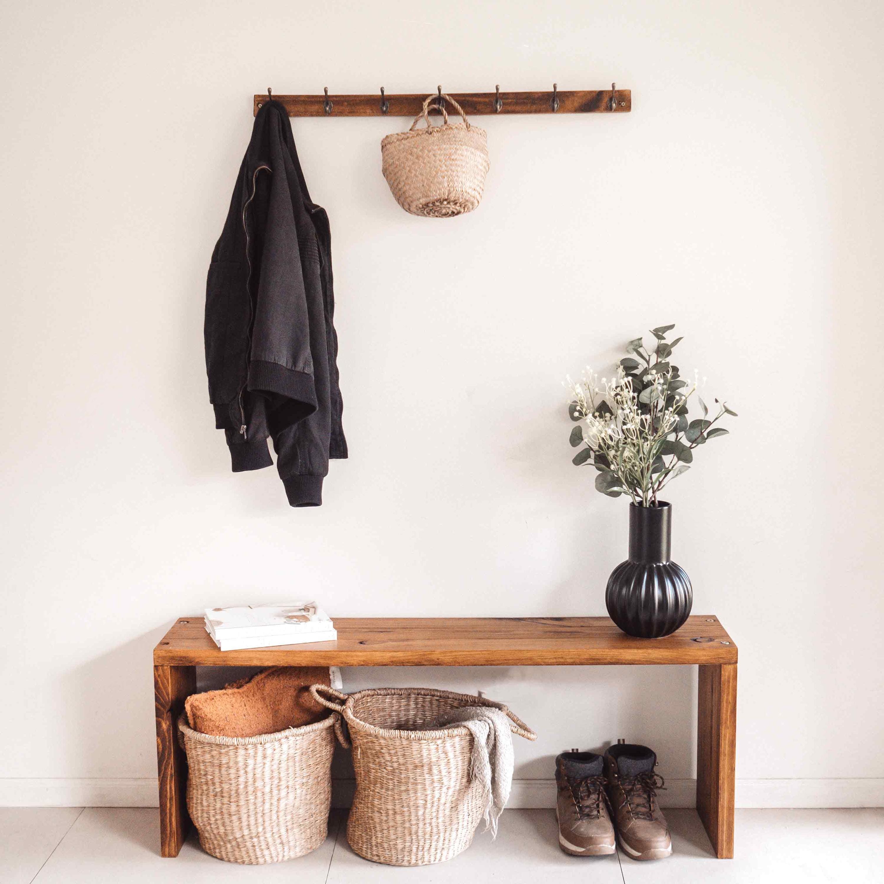 Rustic Wall Coat Rack