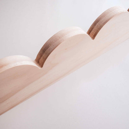 Solid Pine Wood Scallop Trim