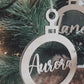 Personalised Christmas Tree Bauble (Double Layered)