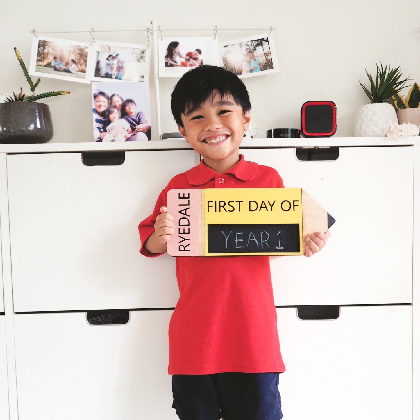 First Day Of School Sign (Pencil)