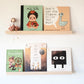 Minimalist Book Display Ledge (Pine Wood) - Woodyoubuy