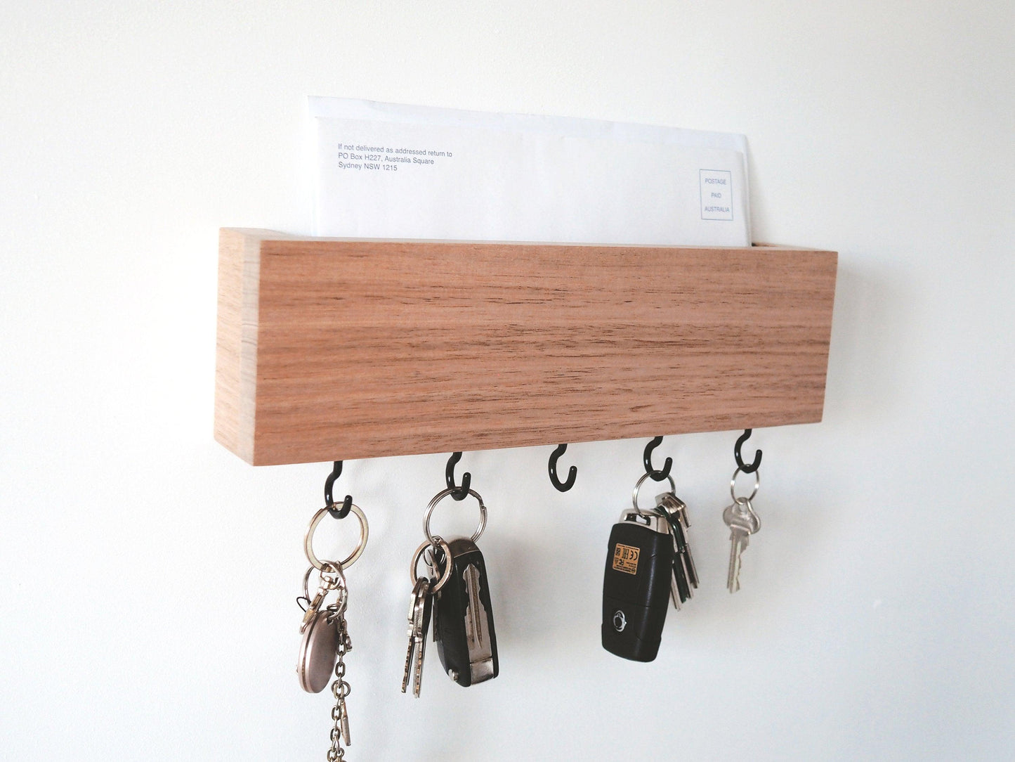 Mail and Key Holder (Hook) - Woodyoubuy