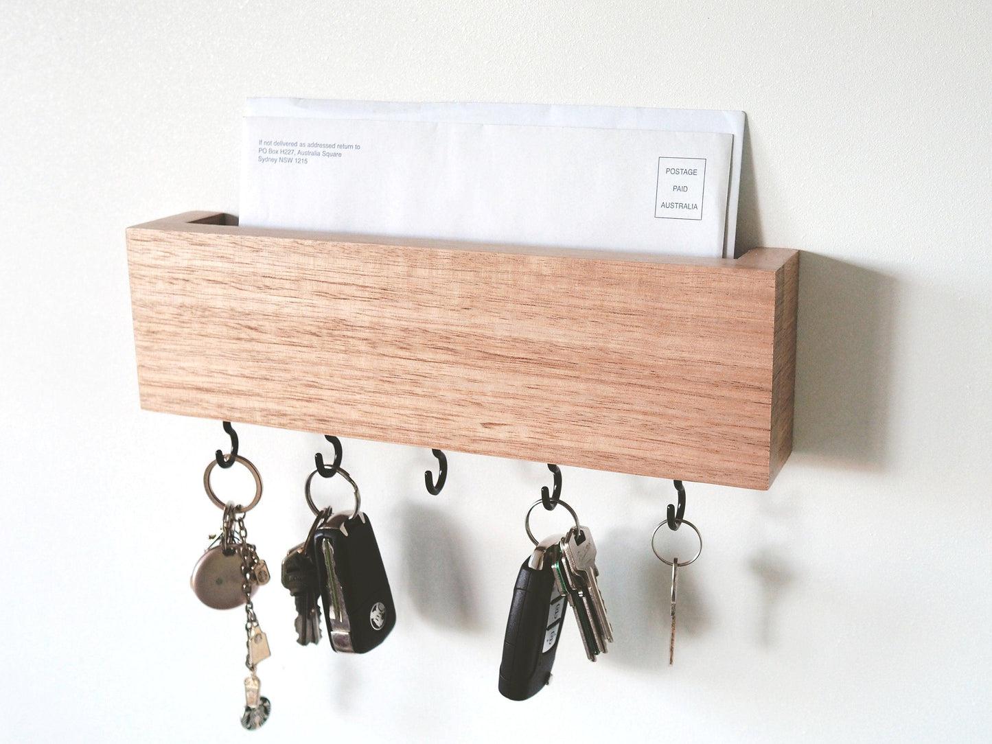 Mail and Key Holder (Hook) - Woodyoubuy