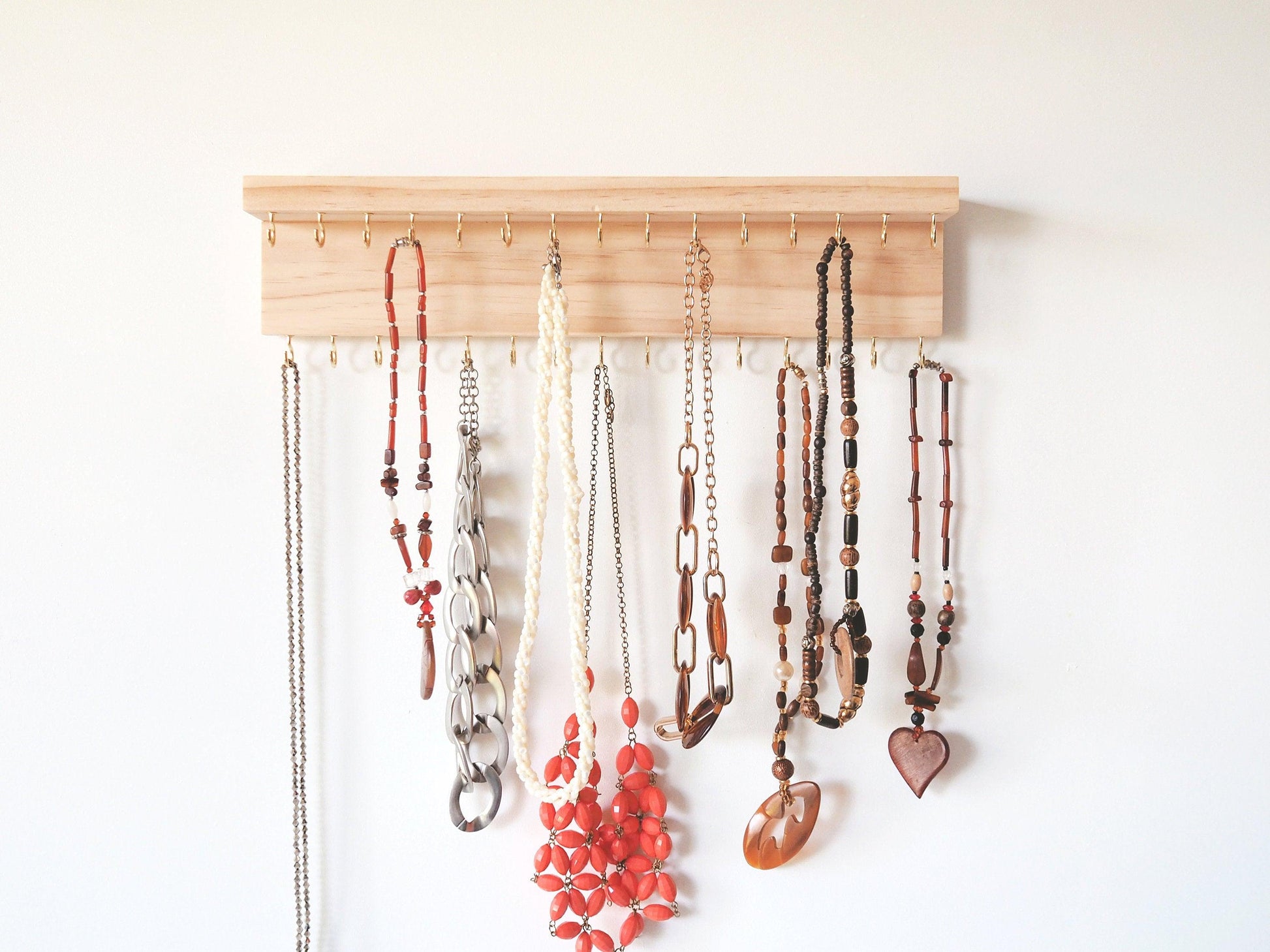 Two Tier Necklace holder - Woodyoubuy