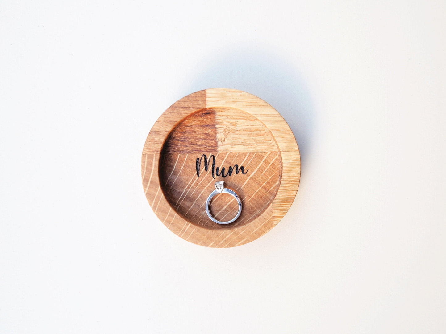 Wooden Mini Ring Dish Tray (Oak) - Woodyoubuy