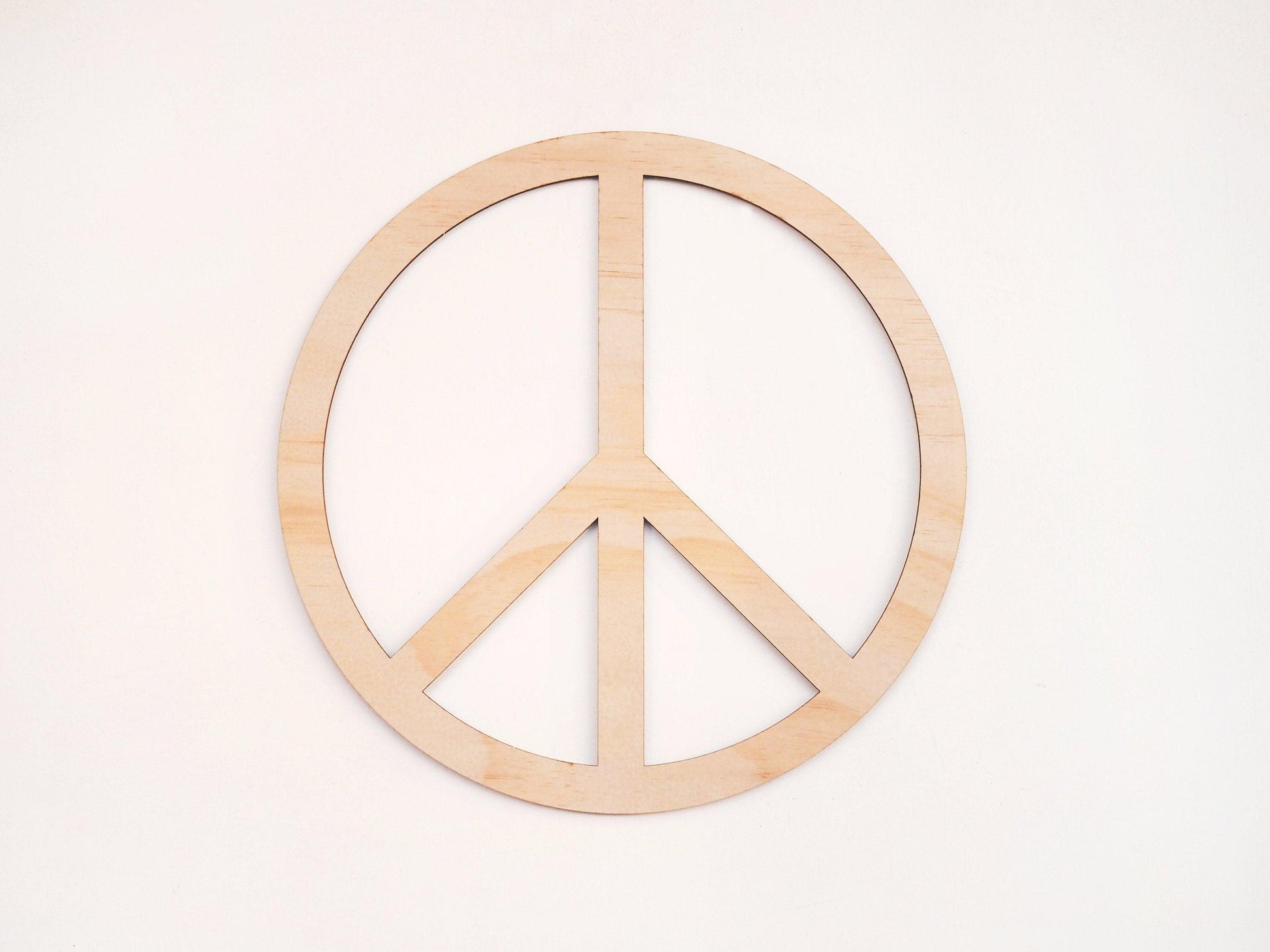 Peace Sign For Wall - Woodyoubuy