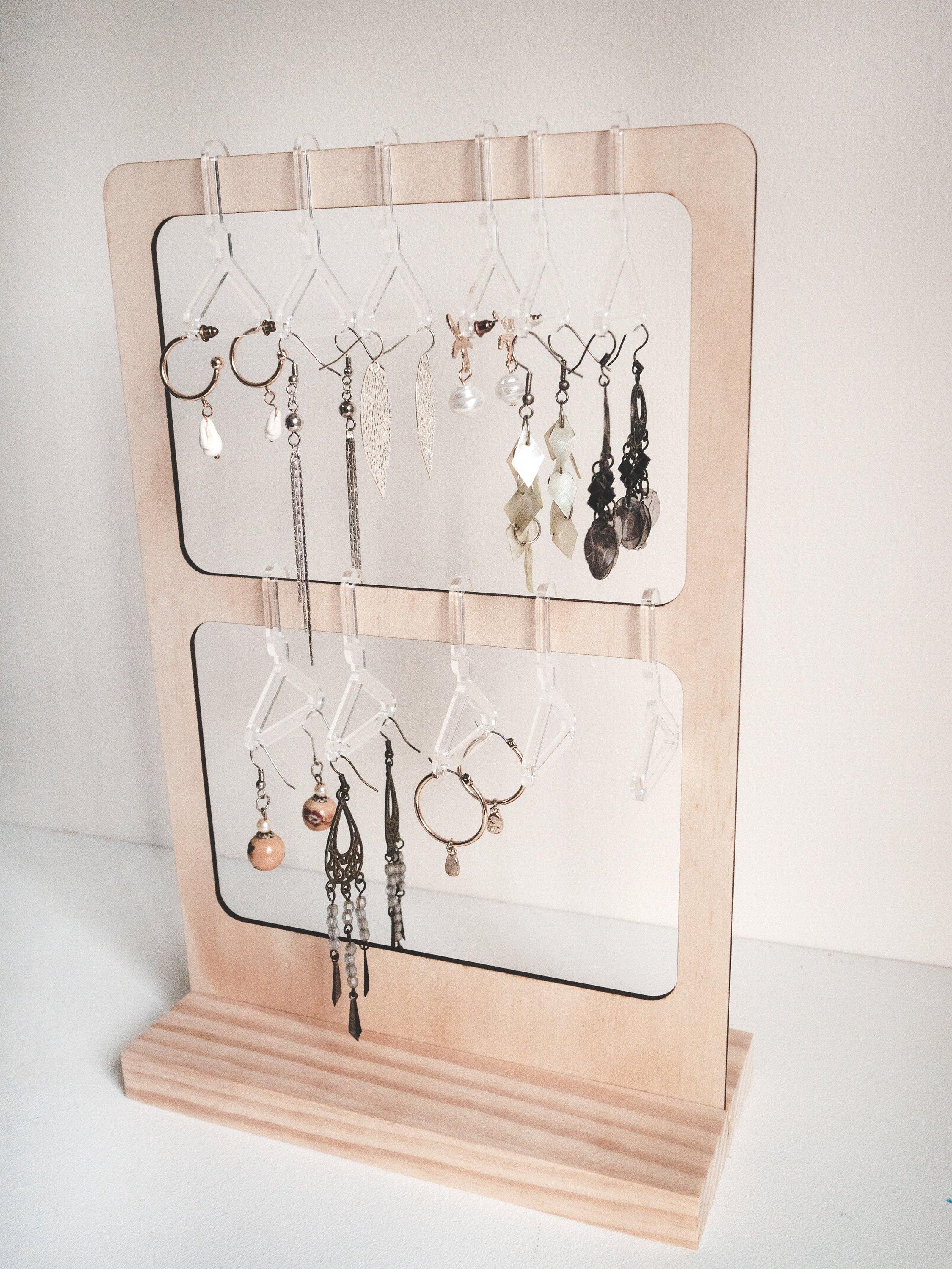 Wooden hot sale earring rack