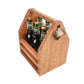 Personalised Premium Beer Caddy (Tasmanian Oak) - Fathers Day Gift, Wooden Beer Carrier, Beer Bottles holder, Beer Carrier. Groomsmen gifts