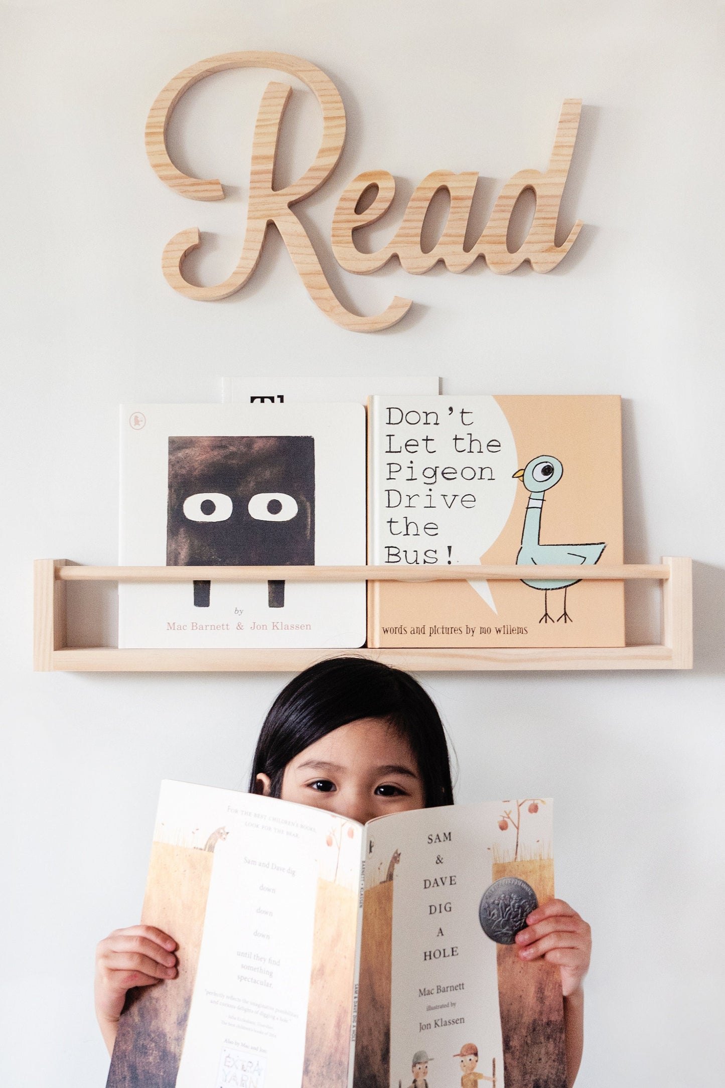 Read Sign - Large wooden letters for wall decor, wooden wall decor over the bed, Read Sign for classroom, Library Sign