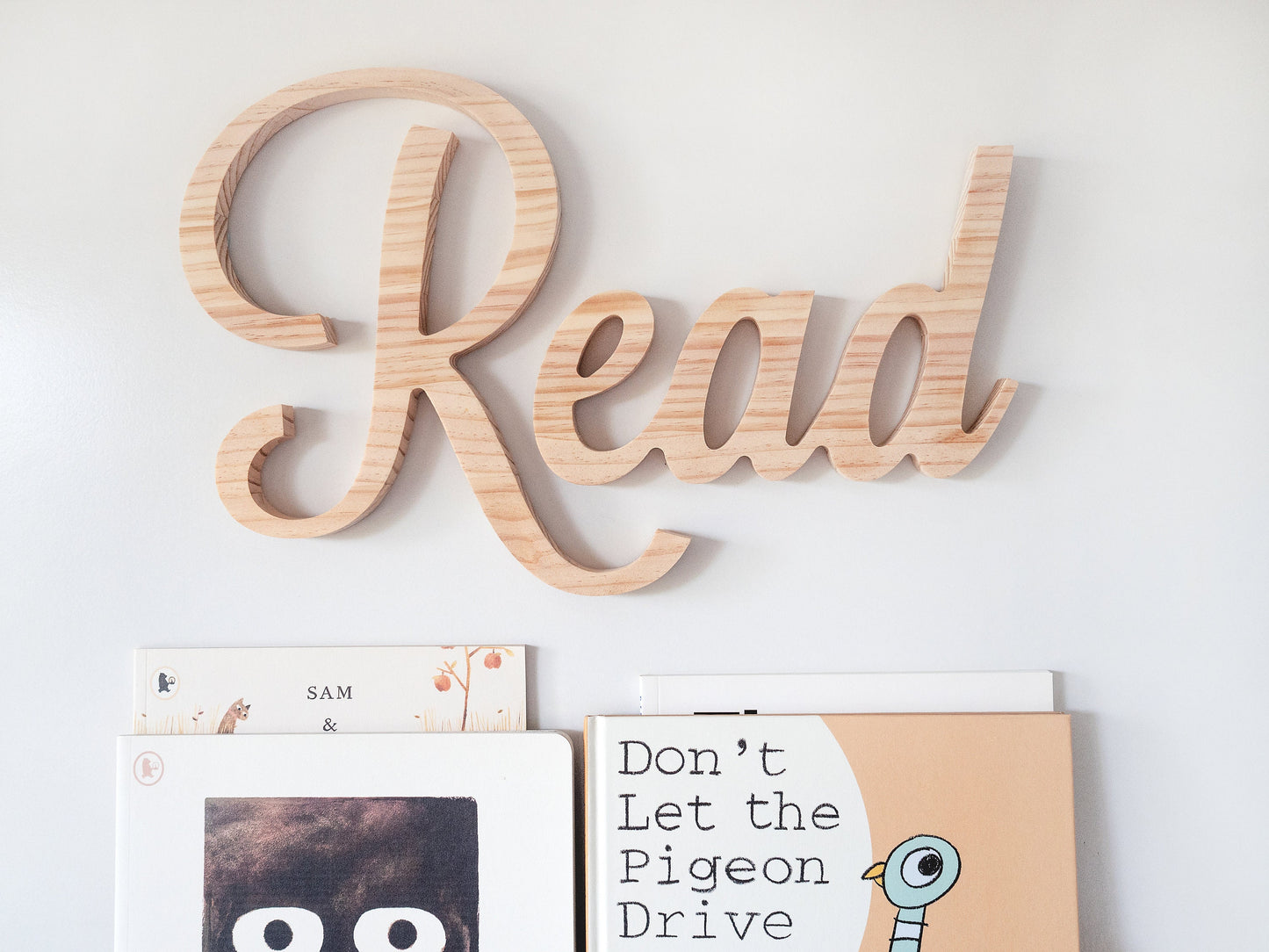 Read Sign - Large wooden letters for wall decor, wooden wall decor over the bed, Read Sign for classroom, Library Sign