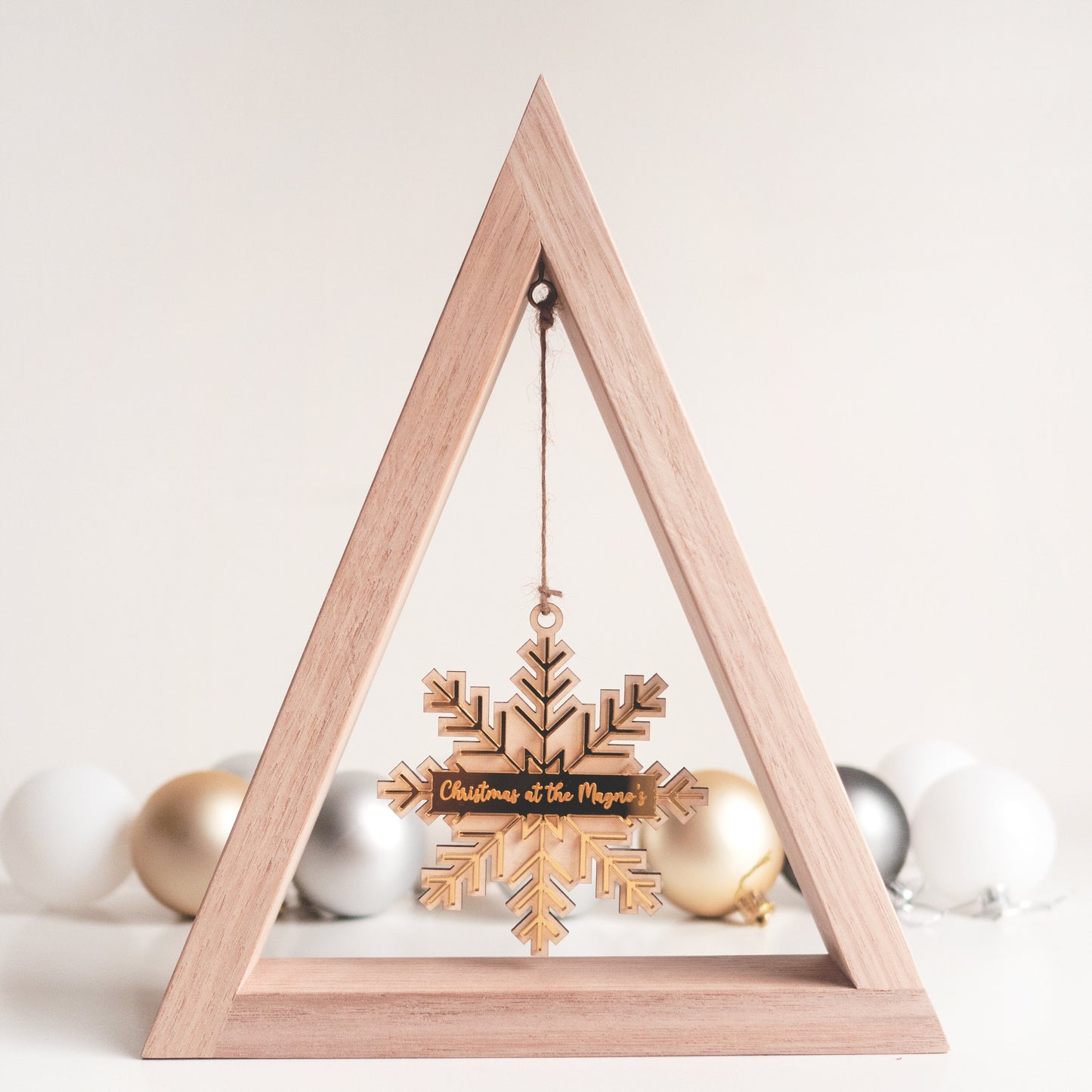 Wooden Christmas Tree Tabletop Décor - Christmas Decor, Tabletop Tree, Mini Christmas Tree, Christmas Tabletop decor