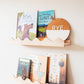 Wavy nursery shelves (1 piece) - Scallop Bookshelf, Picture Ledge, Nursery Shelf, Gift for New Mums, Coastal wall décor
