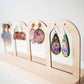 Earring Display Stand - earring stand display, earring holder stand, hook earring stand, Earring organiser, Earring rack for daily wear.