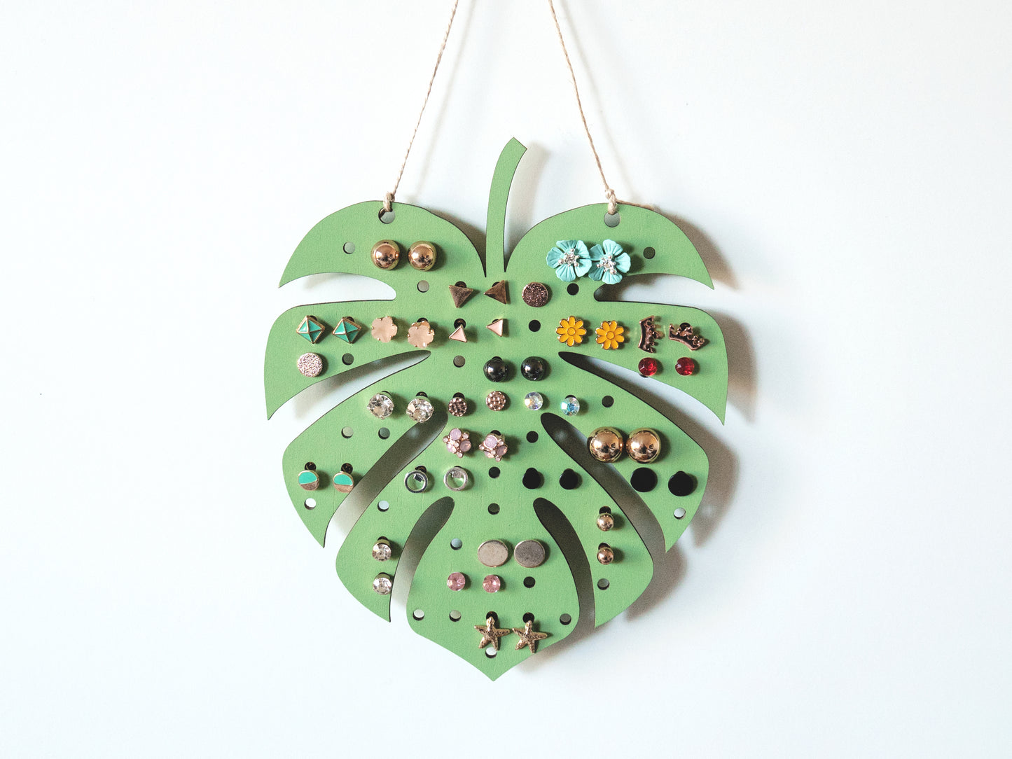 Monstera Earring Holder